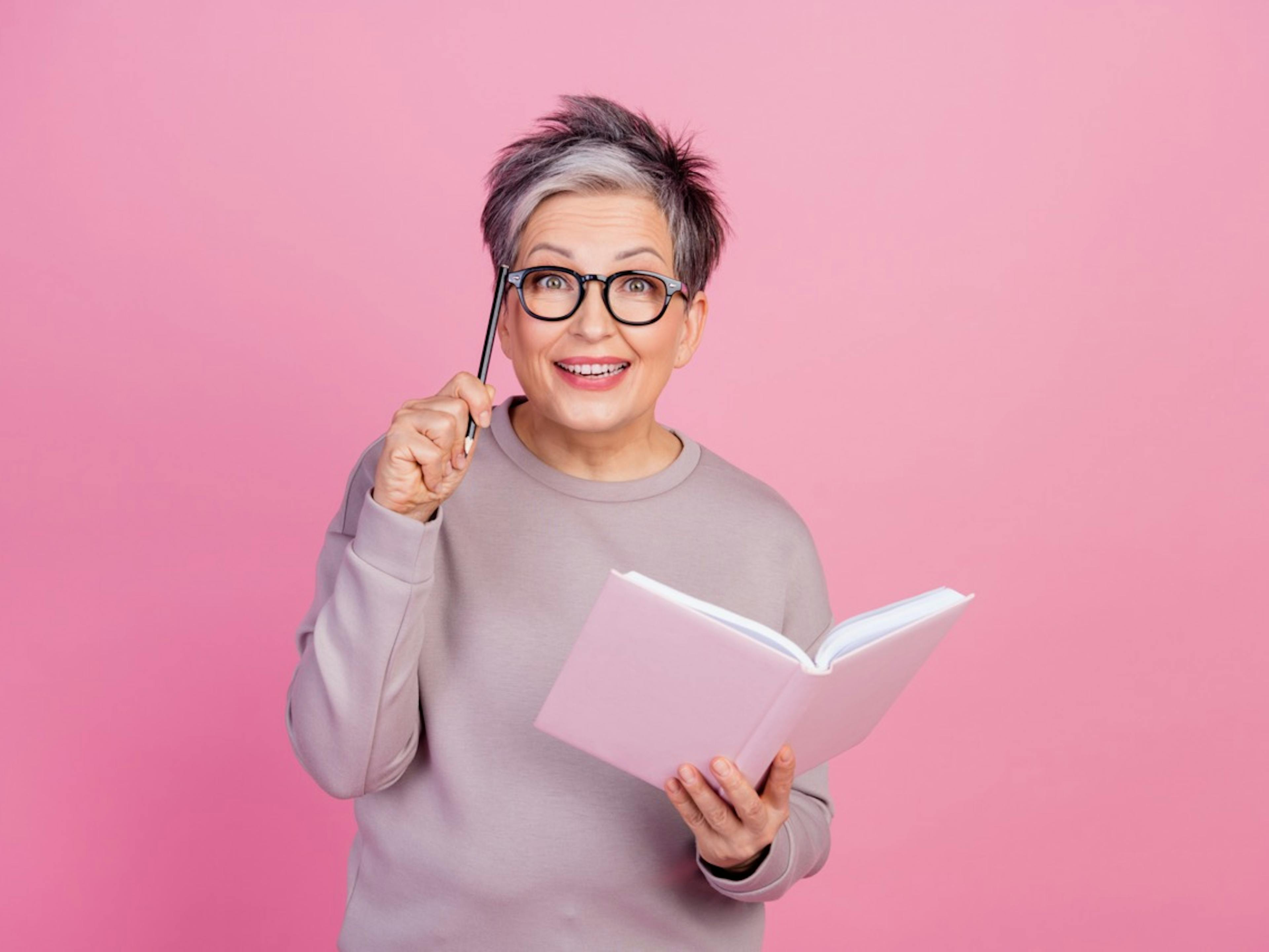 Woman with a book