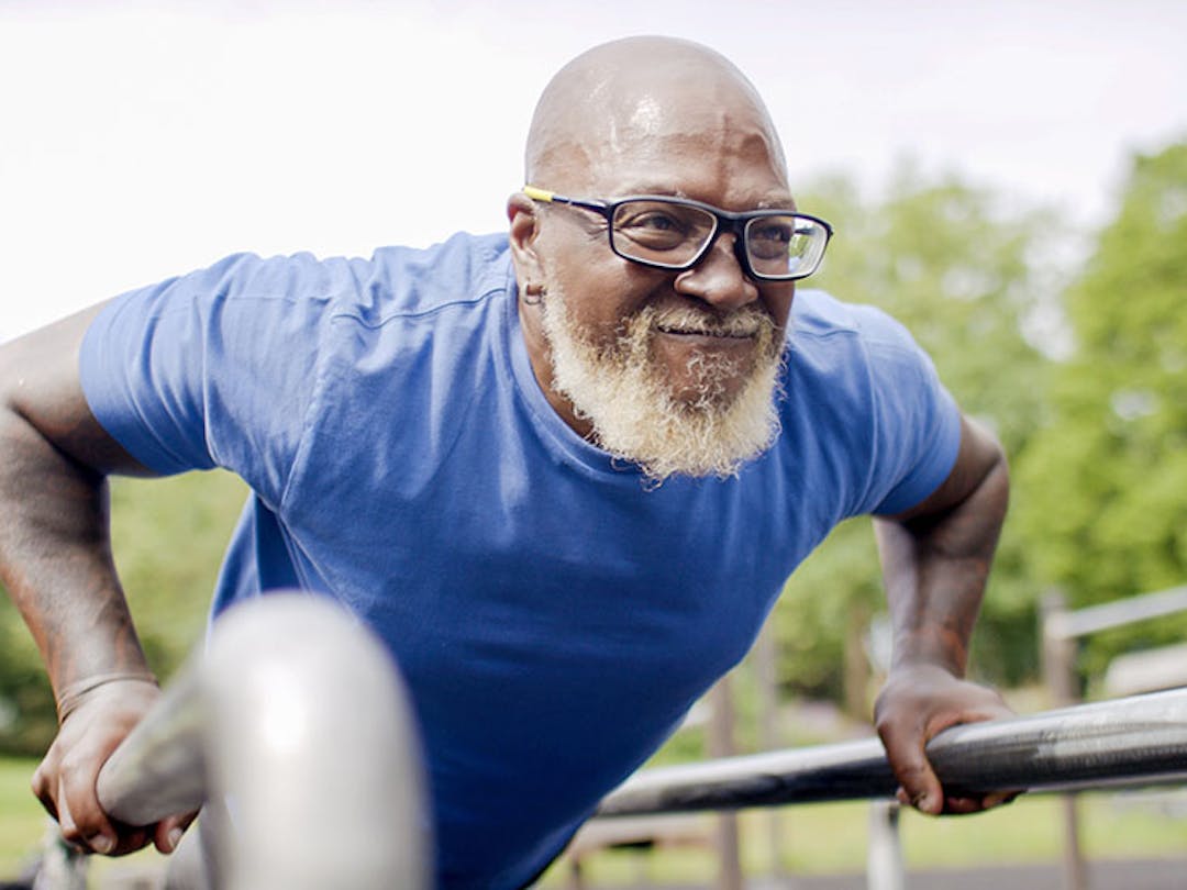 Man exercising