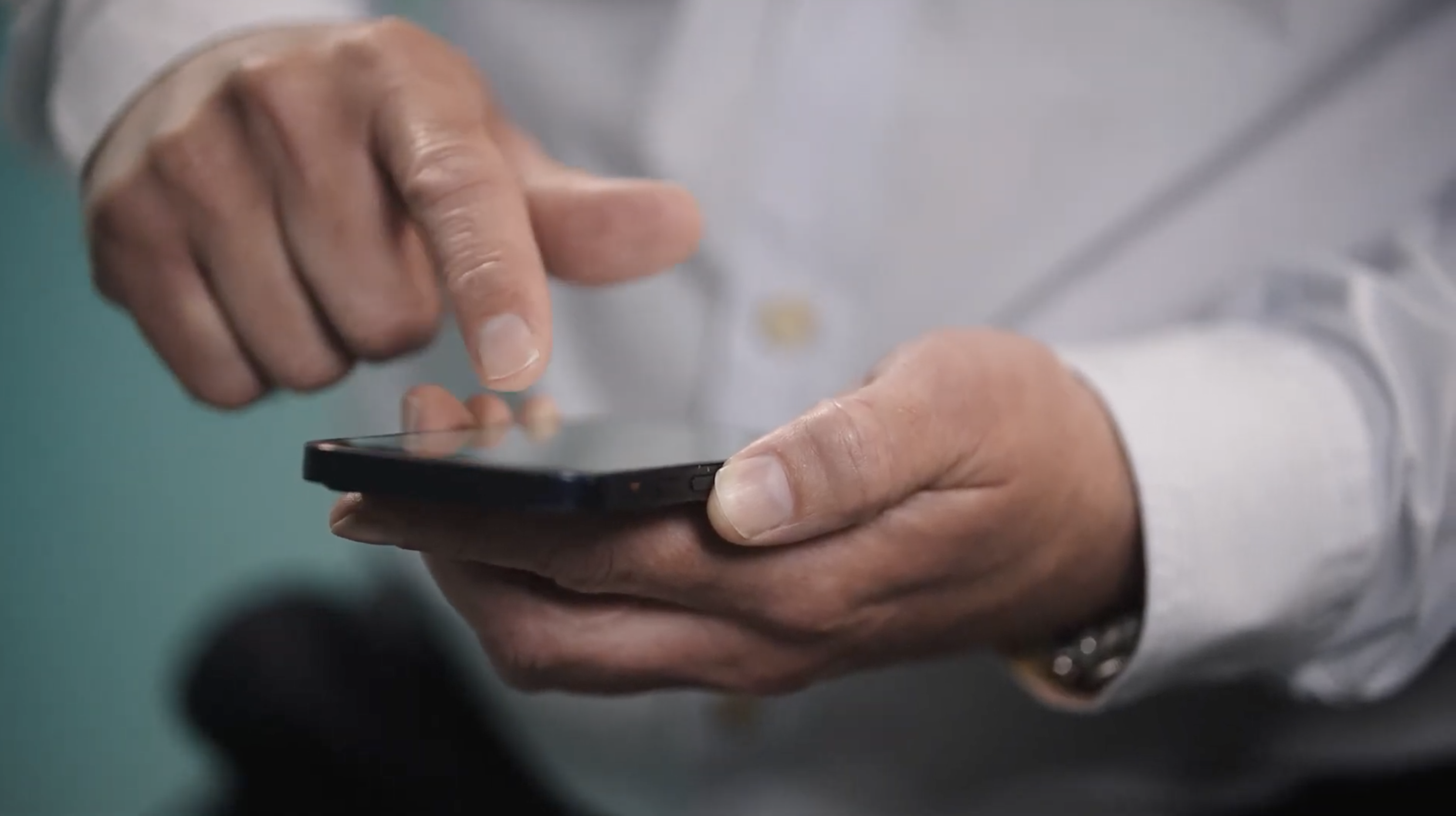 Person using a phone