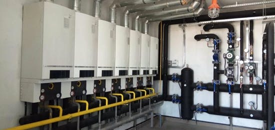 Example of a gas plant room 