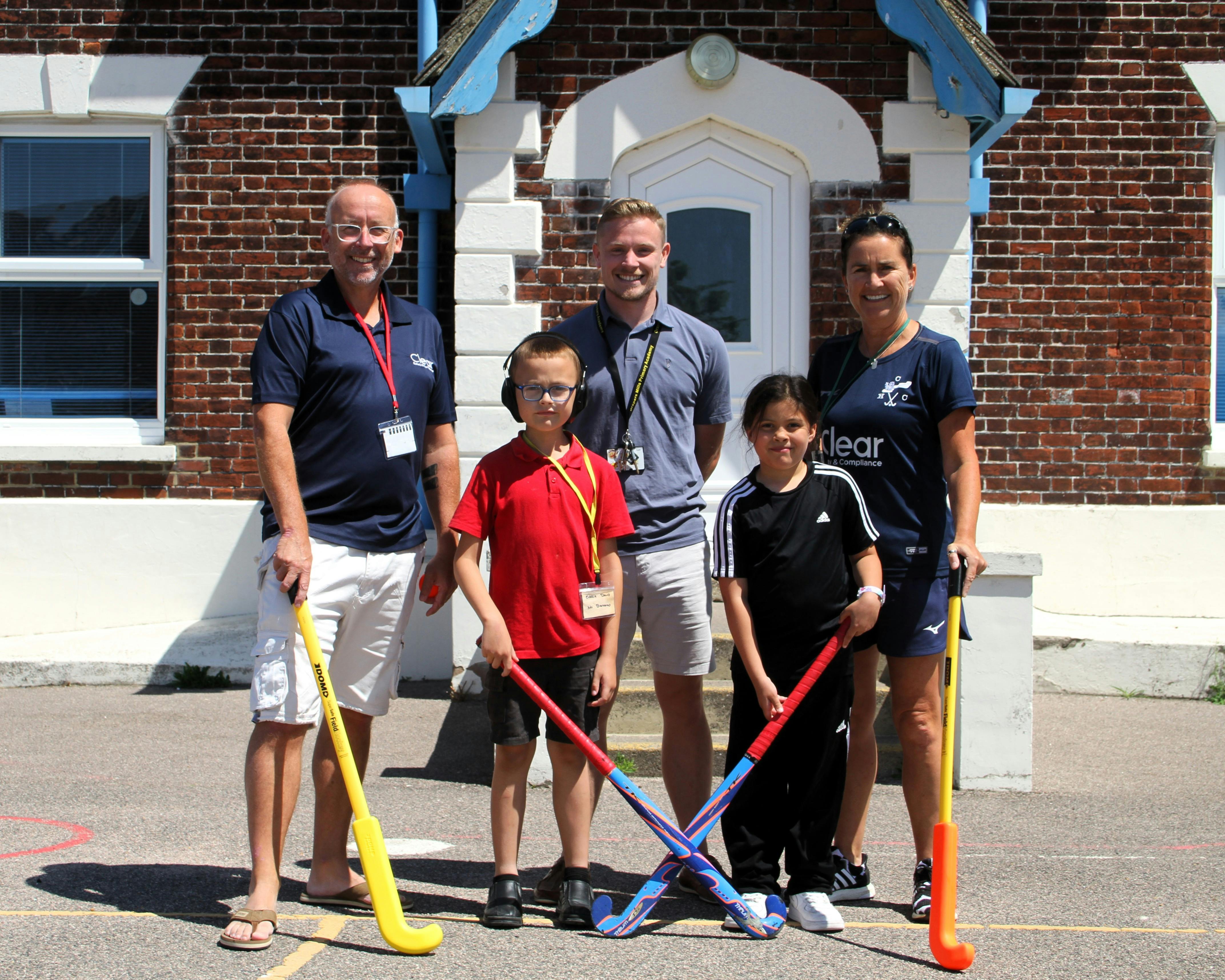 Matt and Cliftonville hockey club