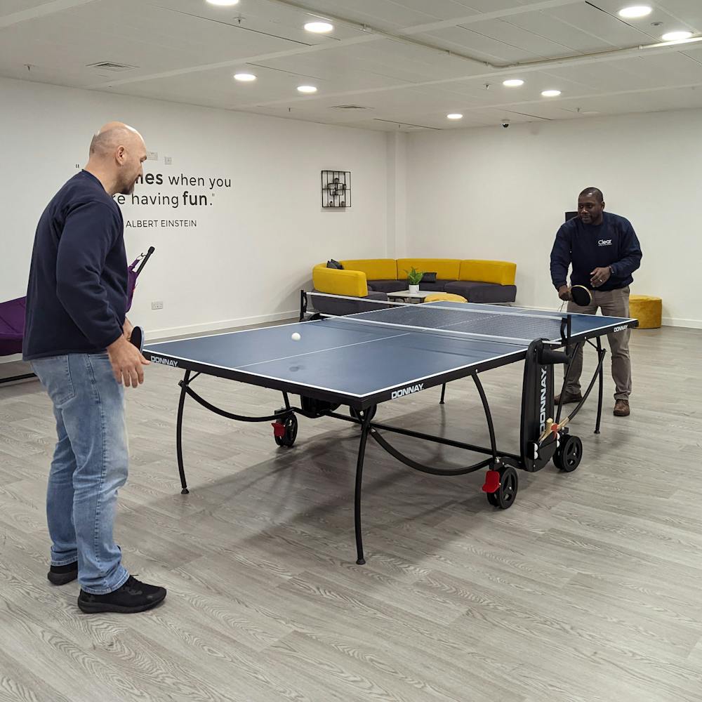 Clear Team at discovery park office