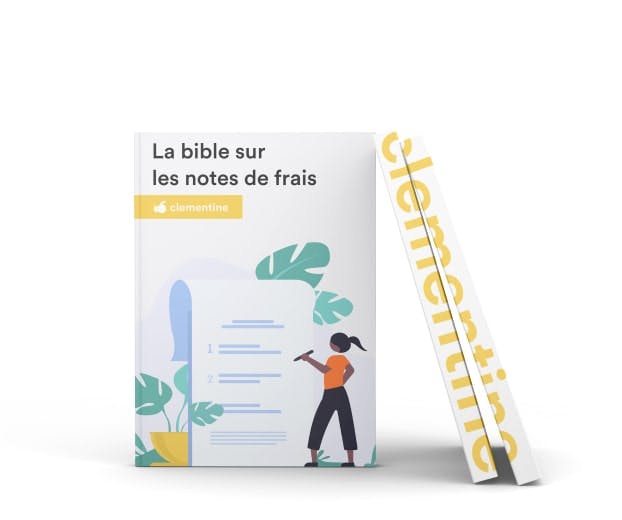 Photographie du livre blanc intitulé La bible sur les notes de frais