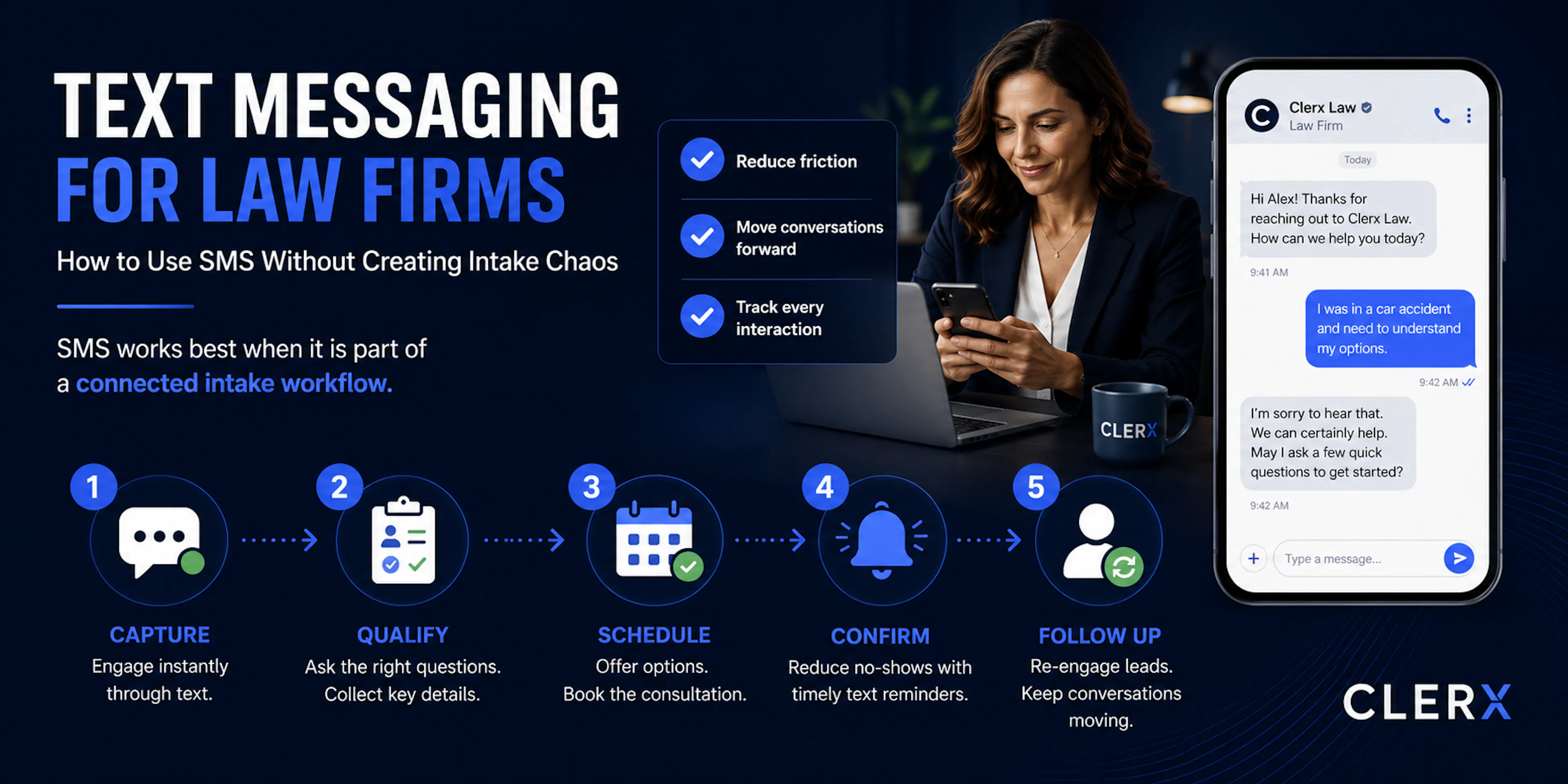 Text Messaging for Law Firms: How to Use SMS Without Creating Intake Chaos