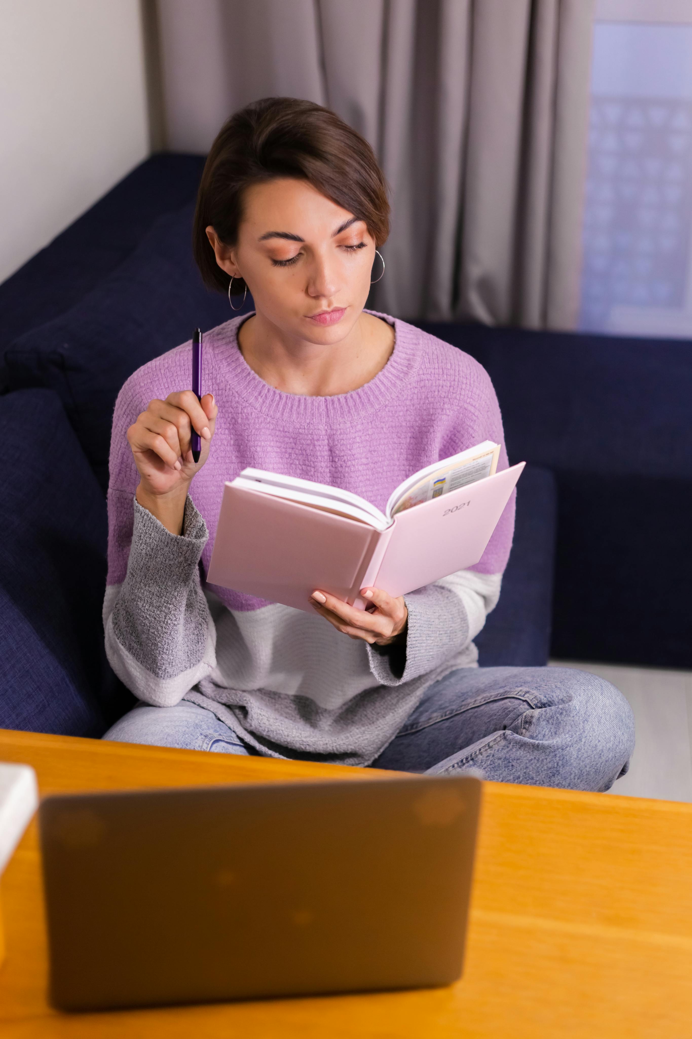 Person Reading a Book