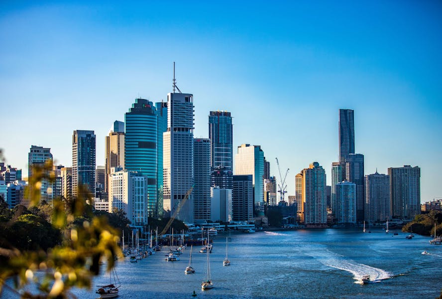 Panoramic image of Brisbane skyline
