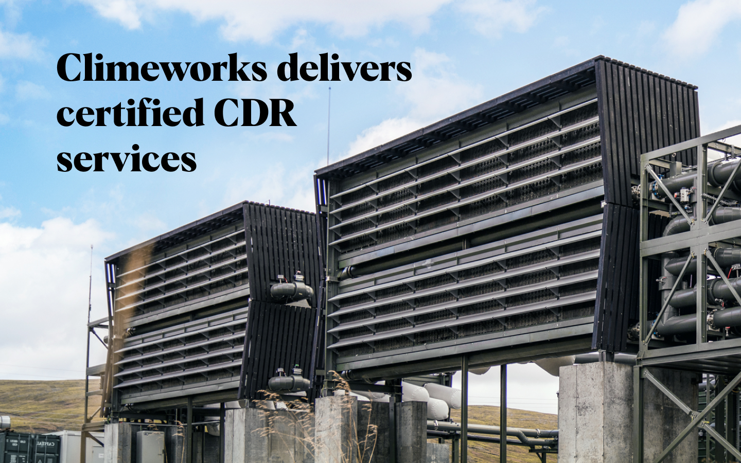Climeworks delivers certified CDR services
