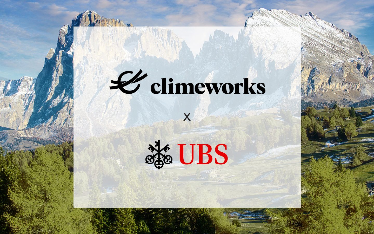 UBS has signed a ten-year agreement with Climeworks