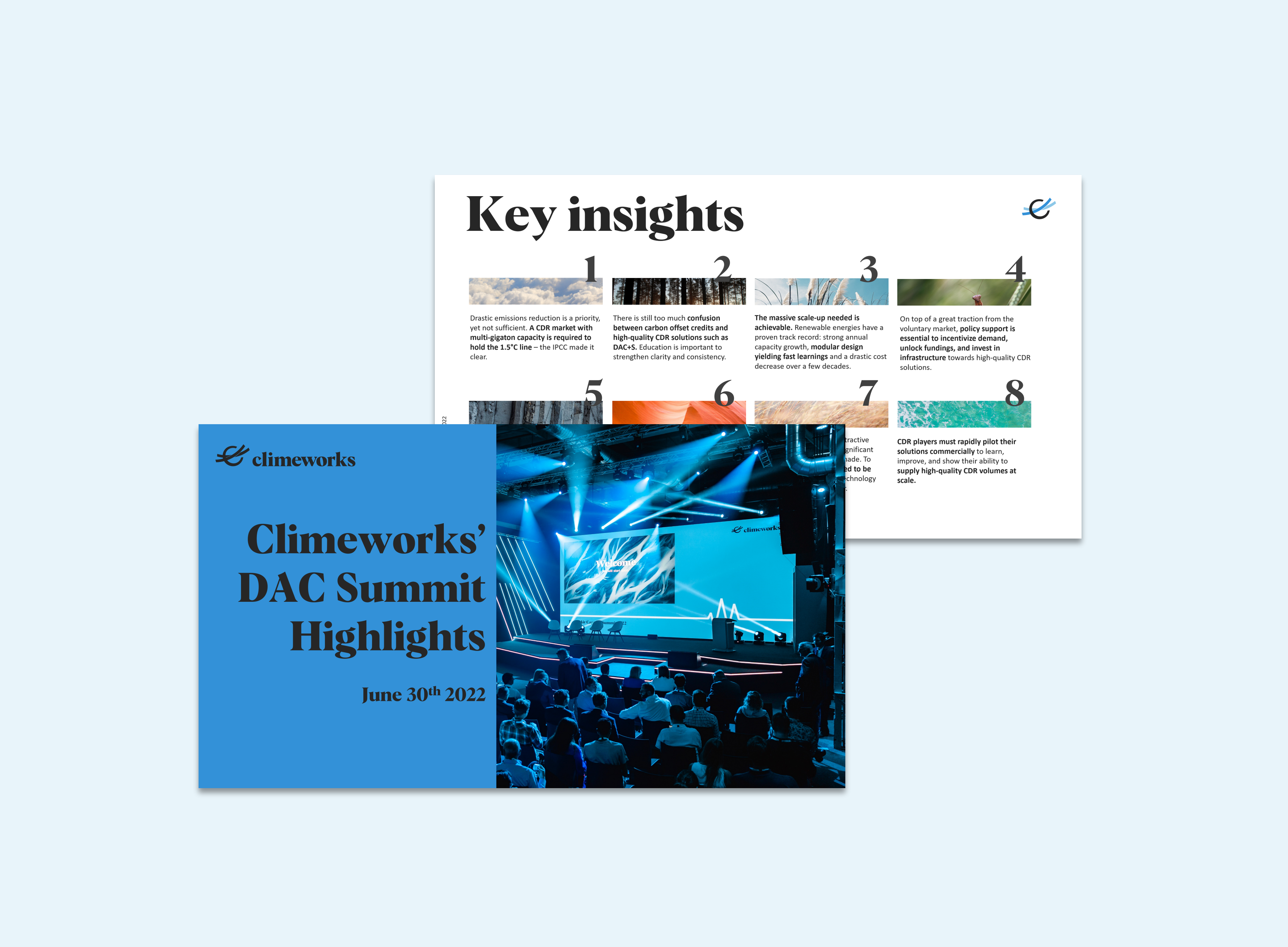 Climeworks' DAC Summit 2022 highlights report