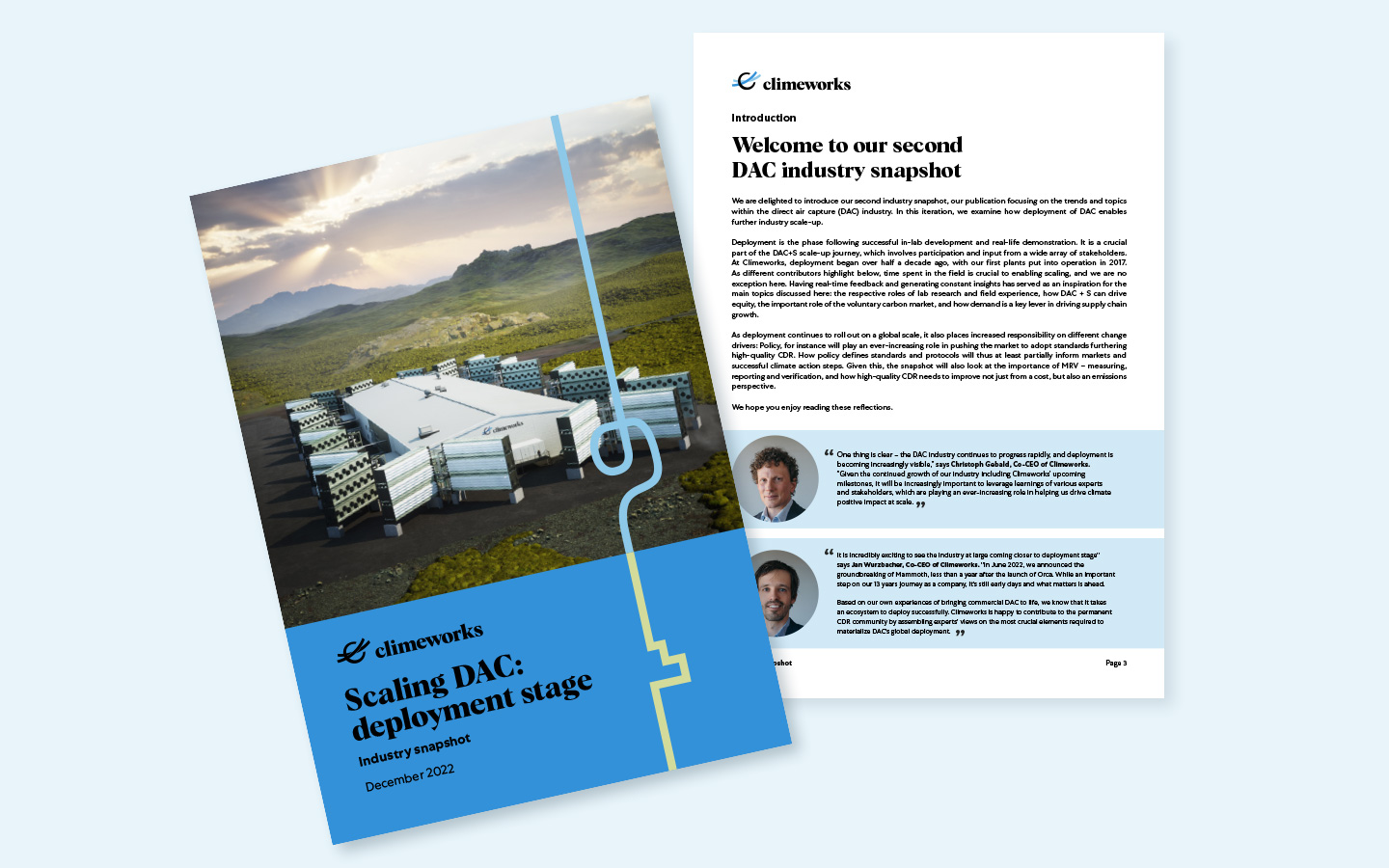 Climeworks introduces its second industry snapshot, a publication focusing on the trends and topics driving growth within the direct air capture (DAC) industry.