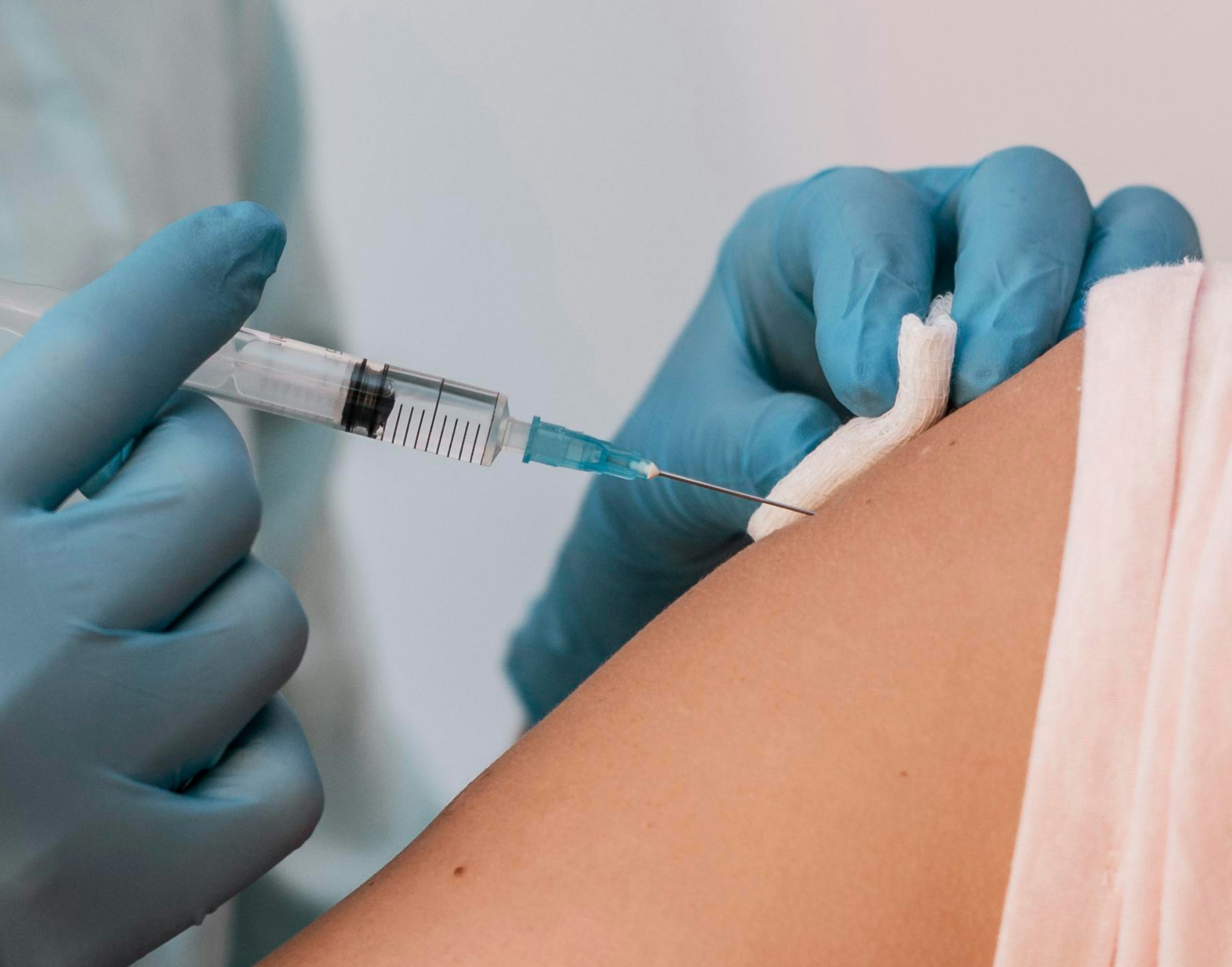 A person having Vitamin B12 Injection