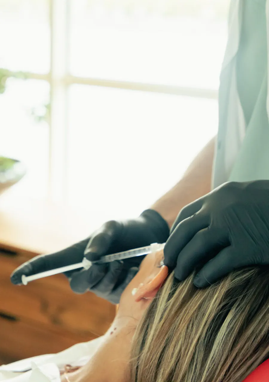 injection botox visage