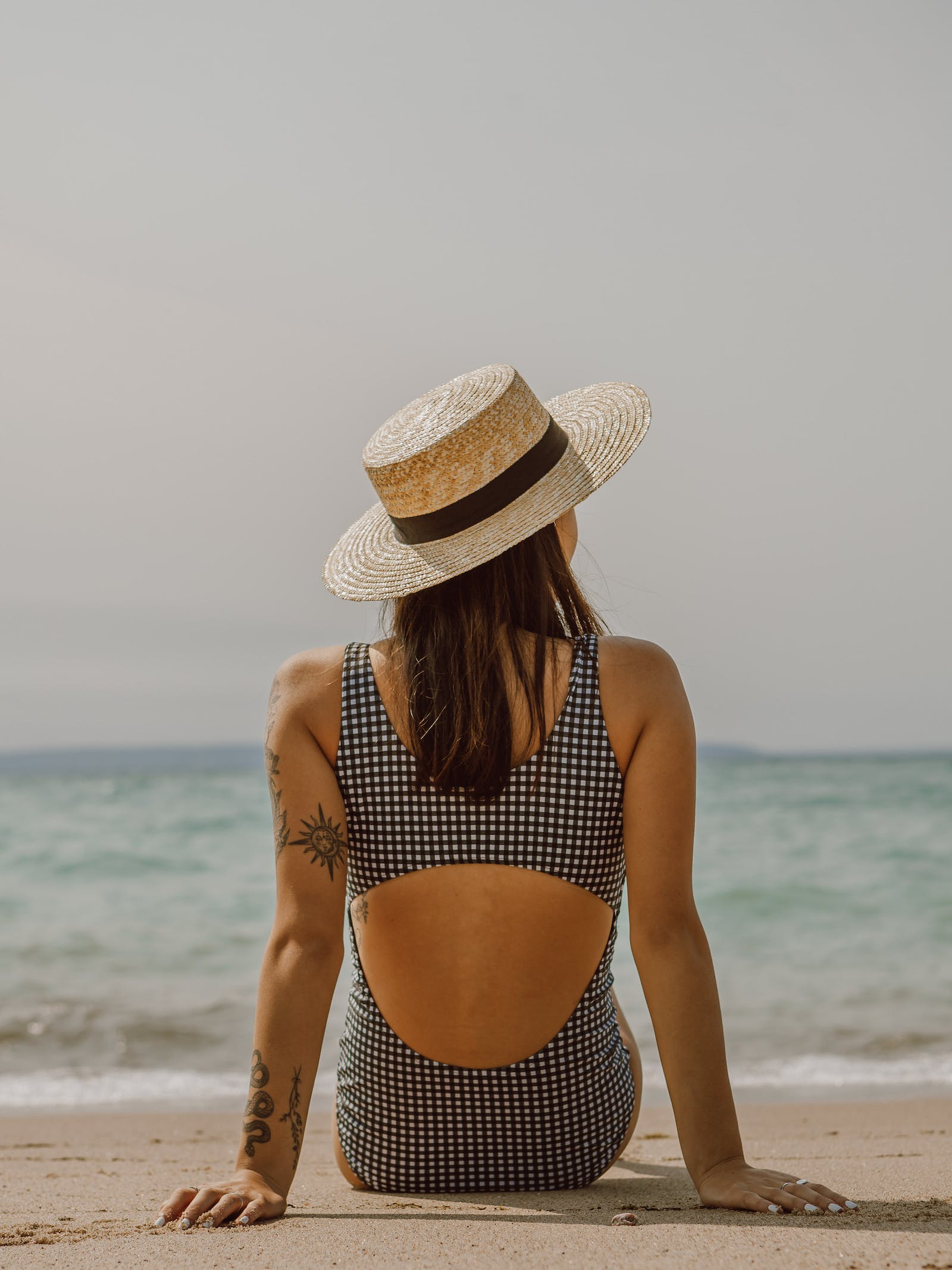 été photo de femme de dos