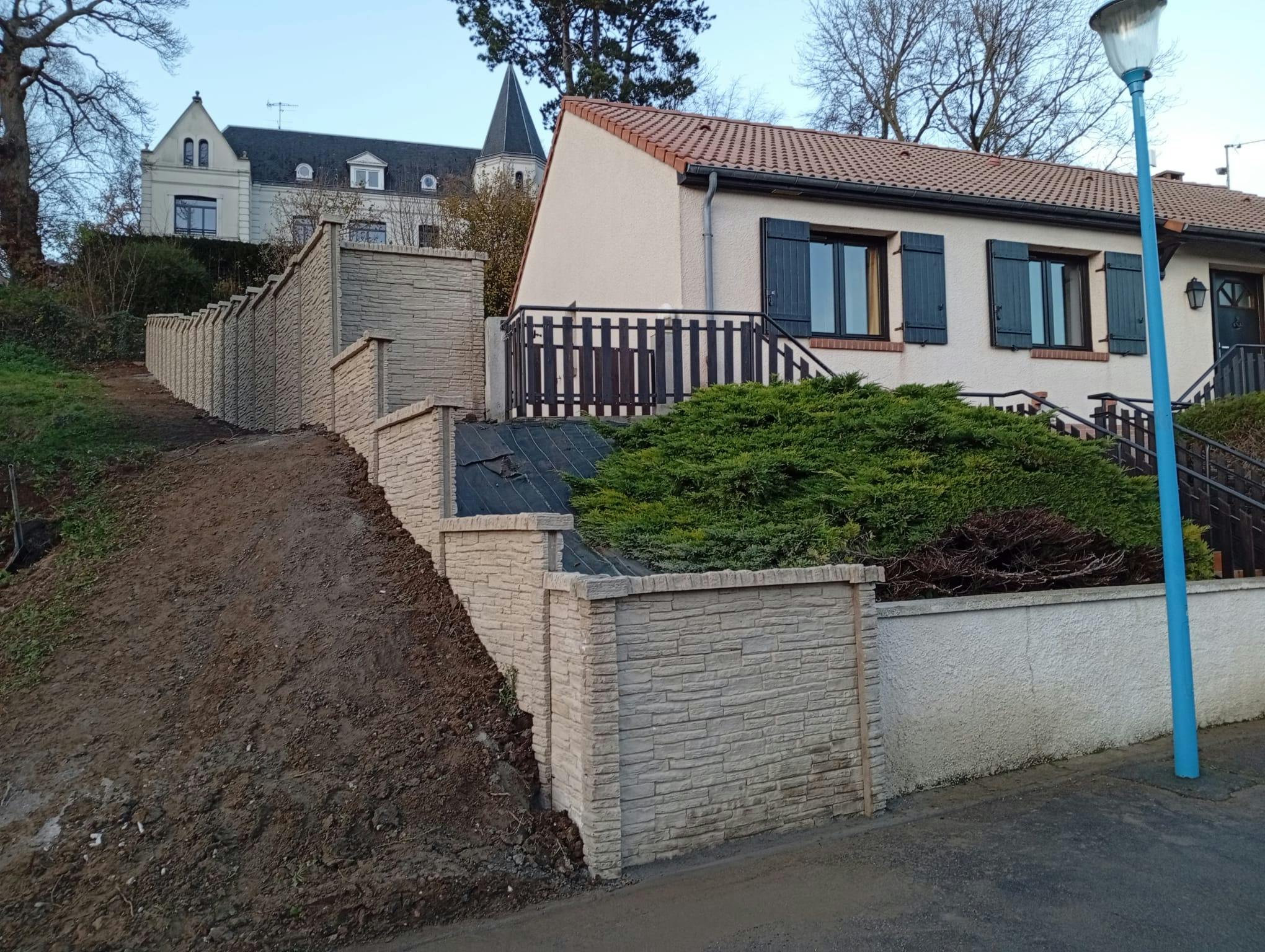 cloture béton a Saint Omer