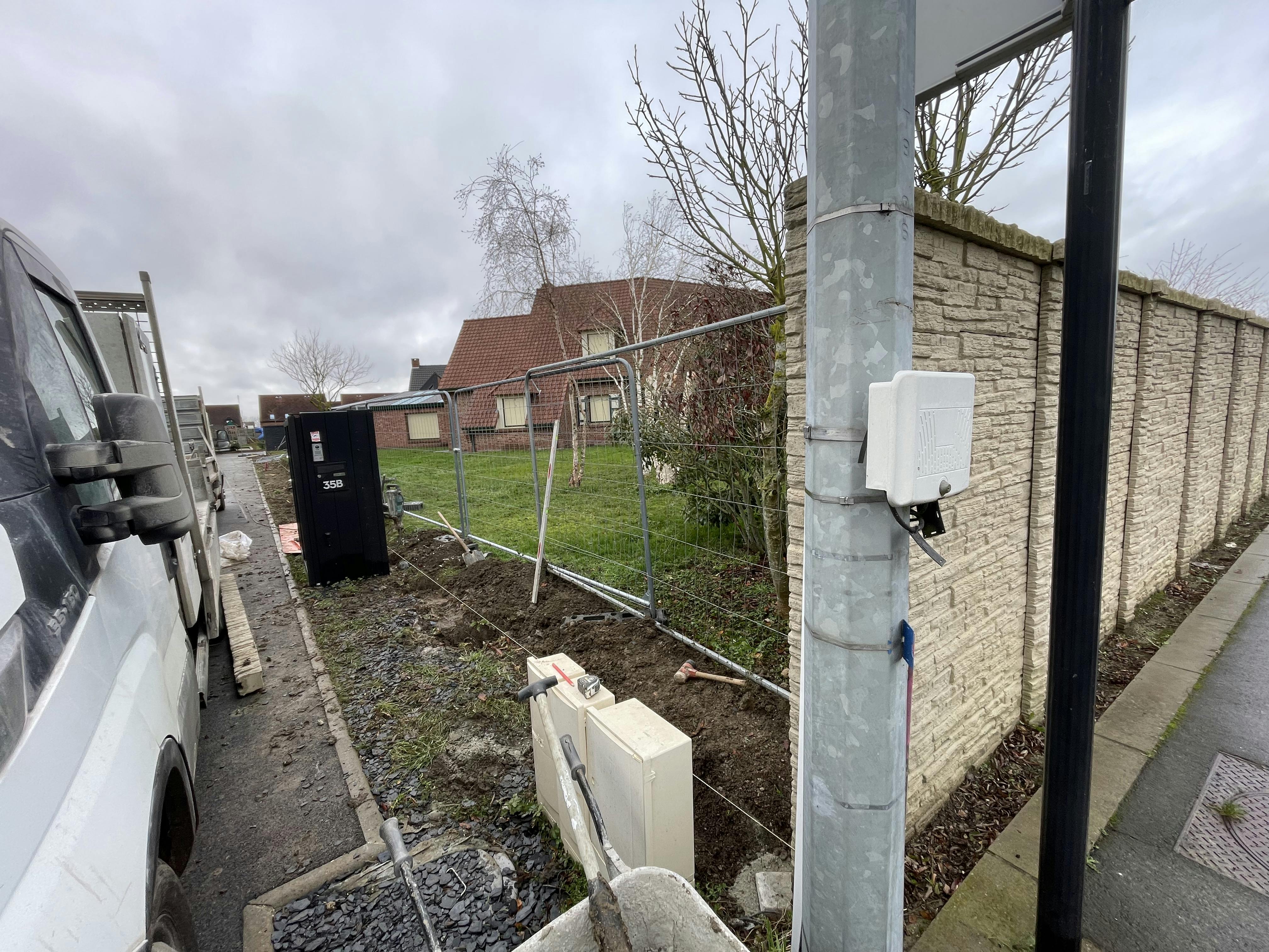 Pose de cloture béton deco a Carvin