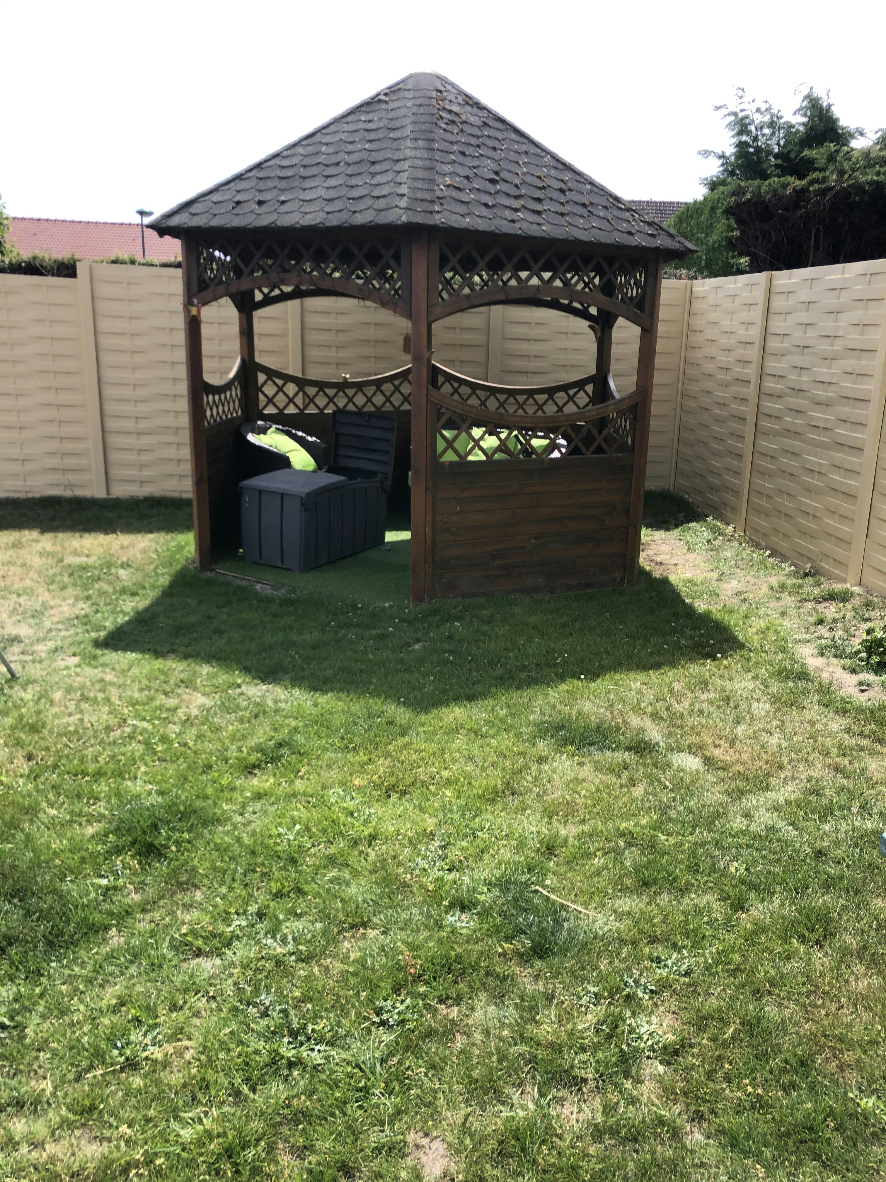Chantier de clôture béton à Lille