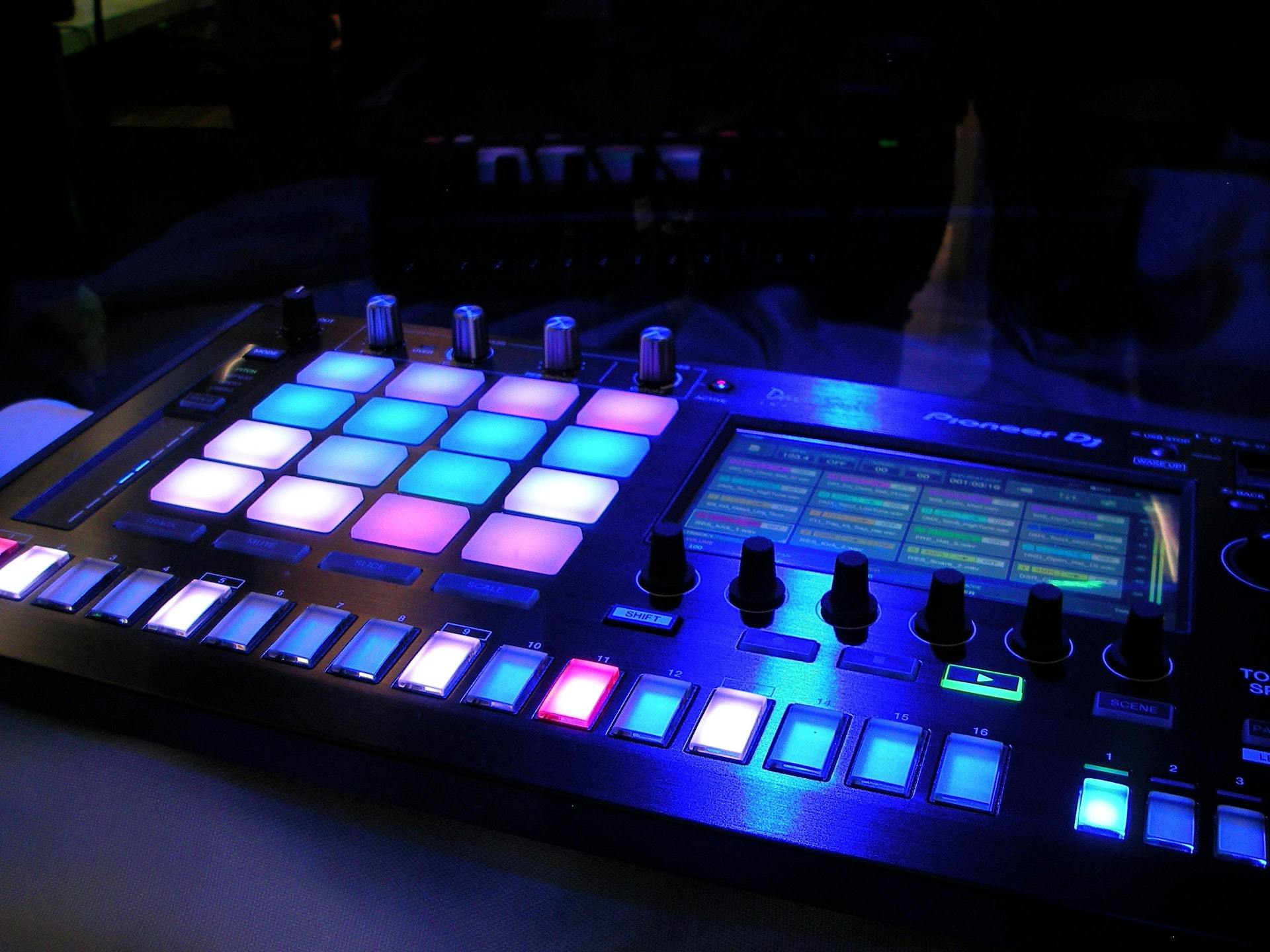 music mixing equipment