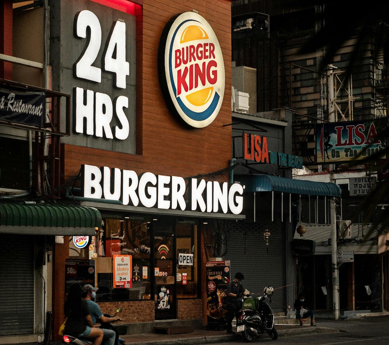 outside of a Burger King