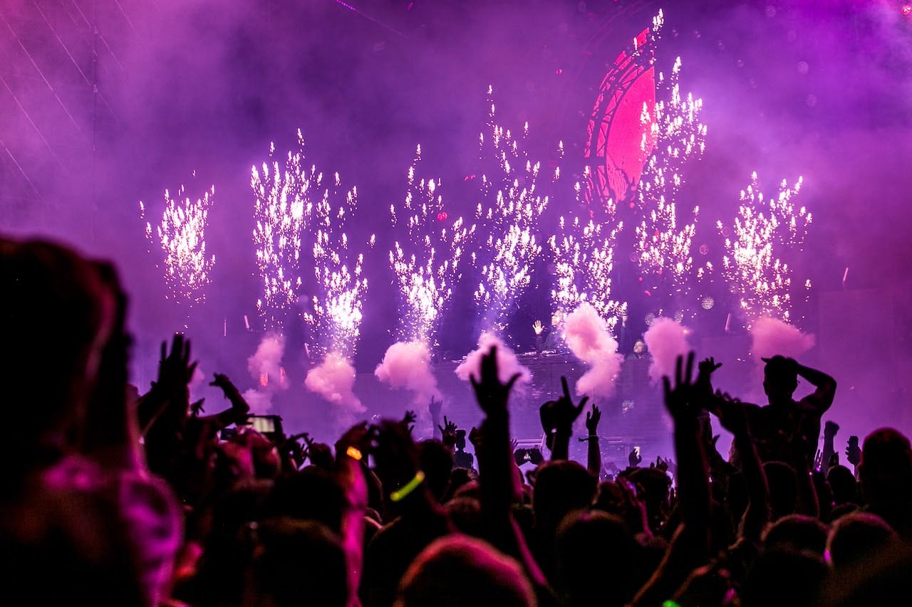 special effects at a concert