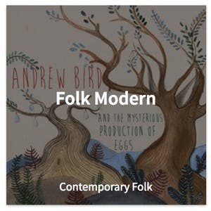 folk modern album cover