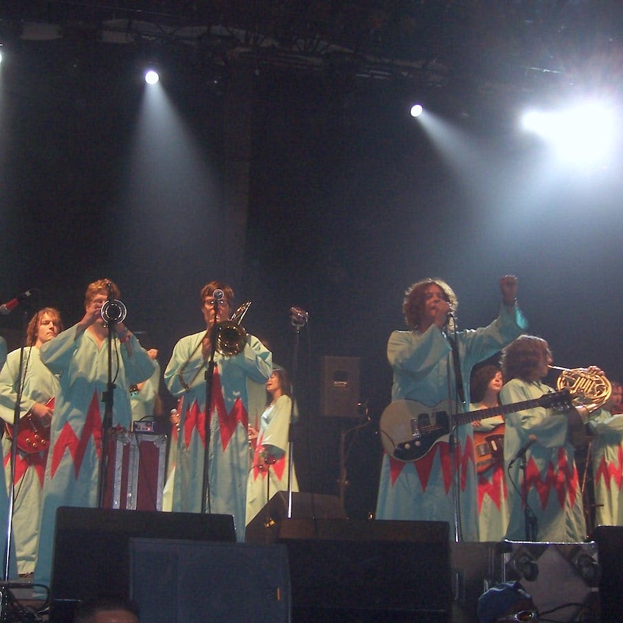 The Polyphonic Spree performing