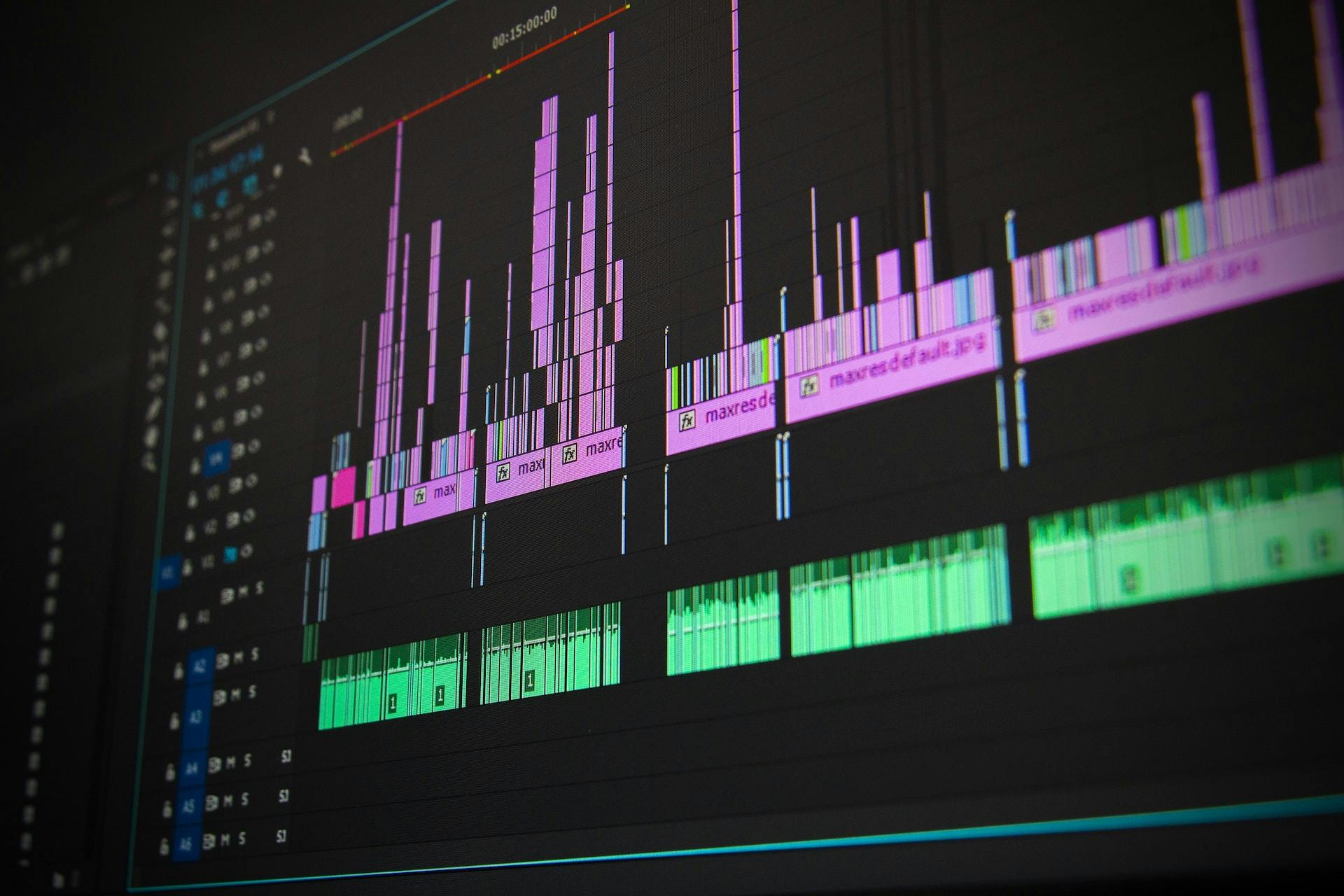 music software on a screen