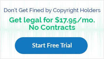 Don't be fined by copyright holders. Get legal for $17.95/mo. No contracts.