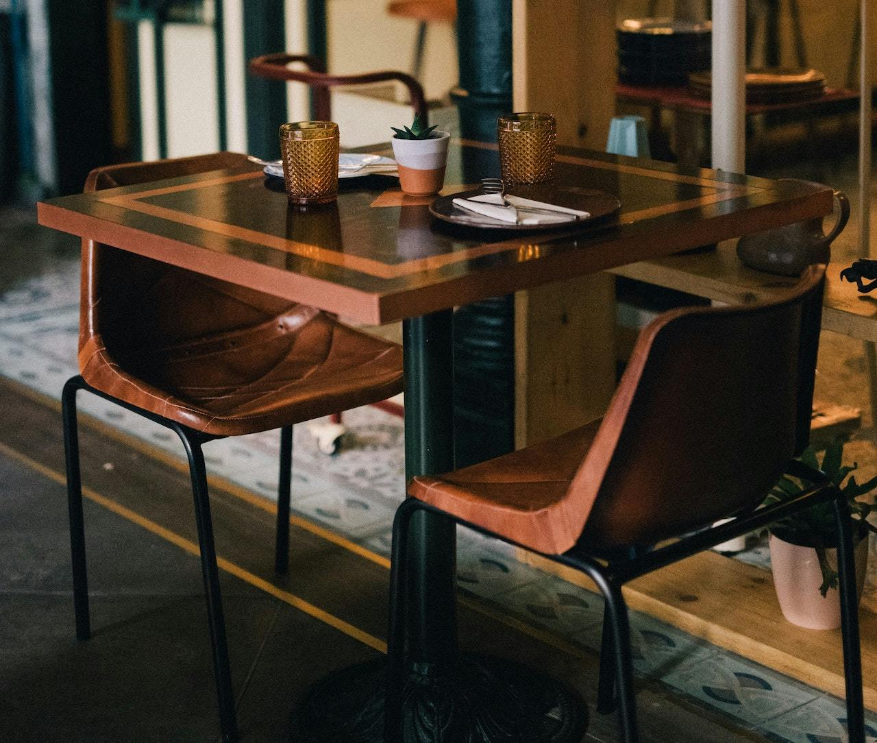 restaurant table