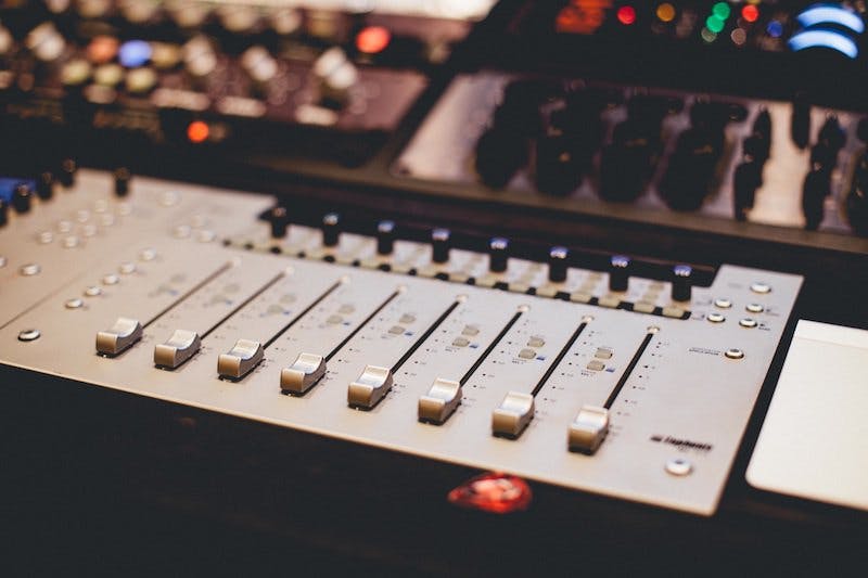 DJ mixing equipment