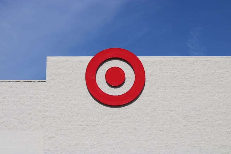 Target logo on a building