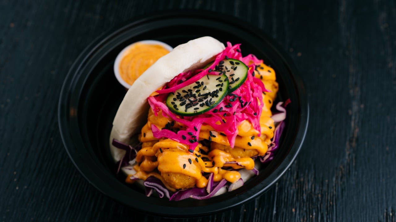 Bao with toppings