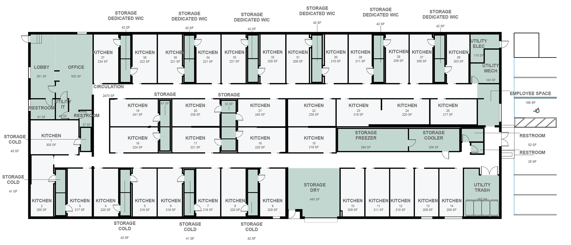 Lockport's facility floorplan