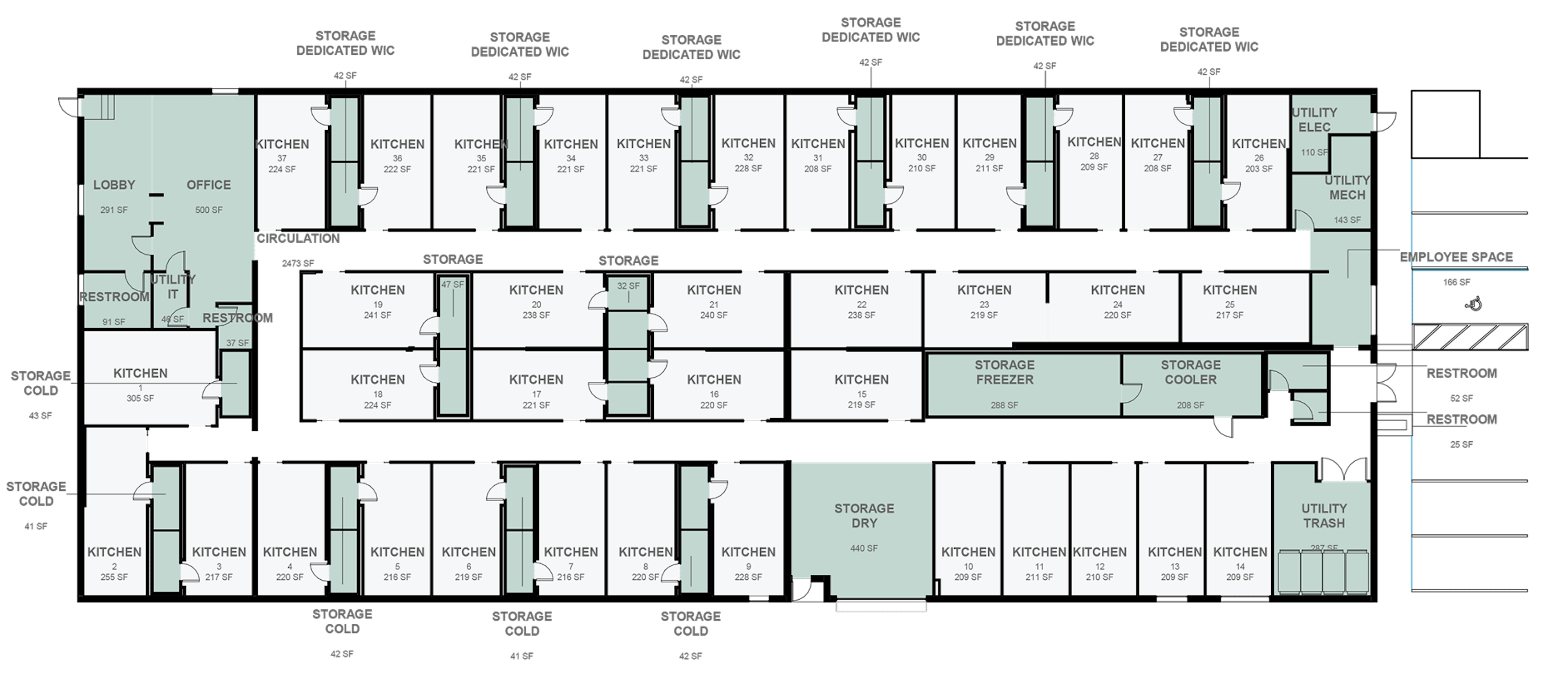 Lockport's facility floorplan