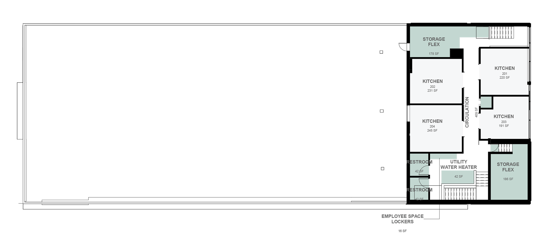 Hayward facility floorplan