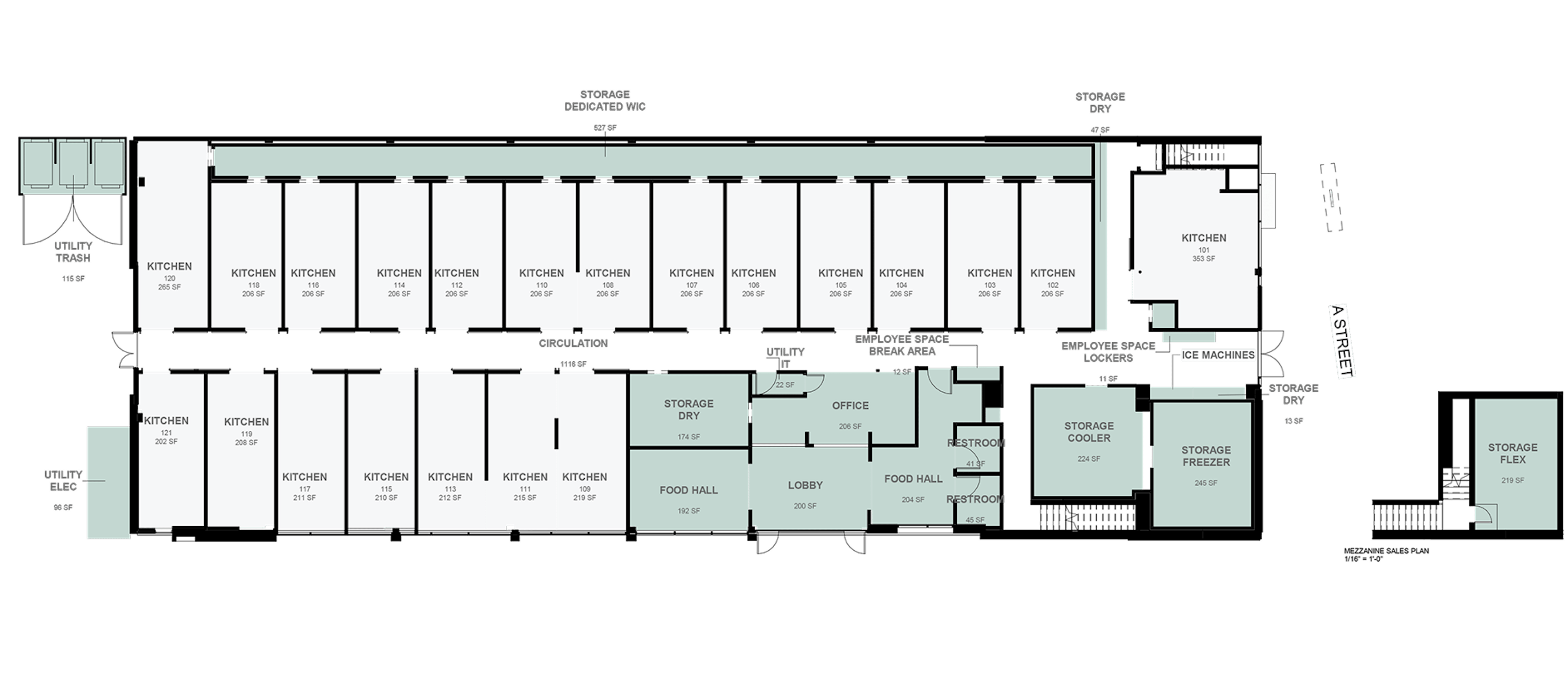 Hayward facility floorplan