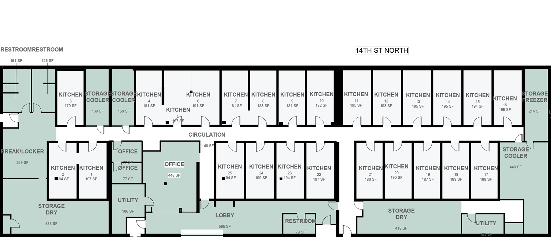Facility floorplan