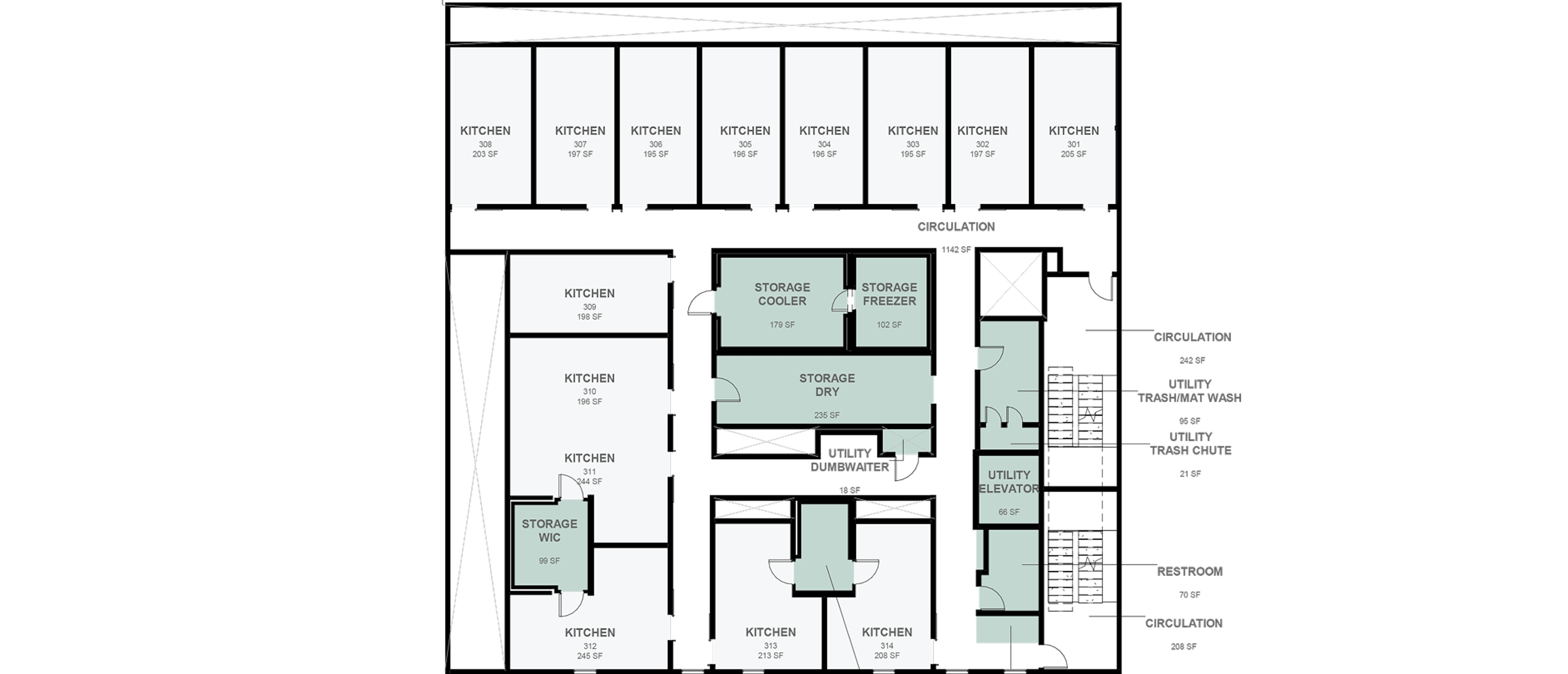 Facility floorplan