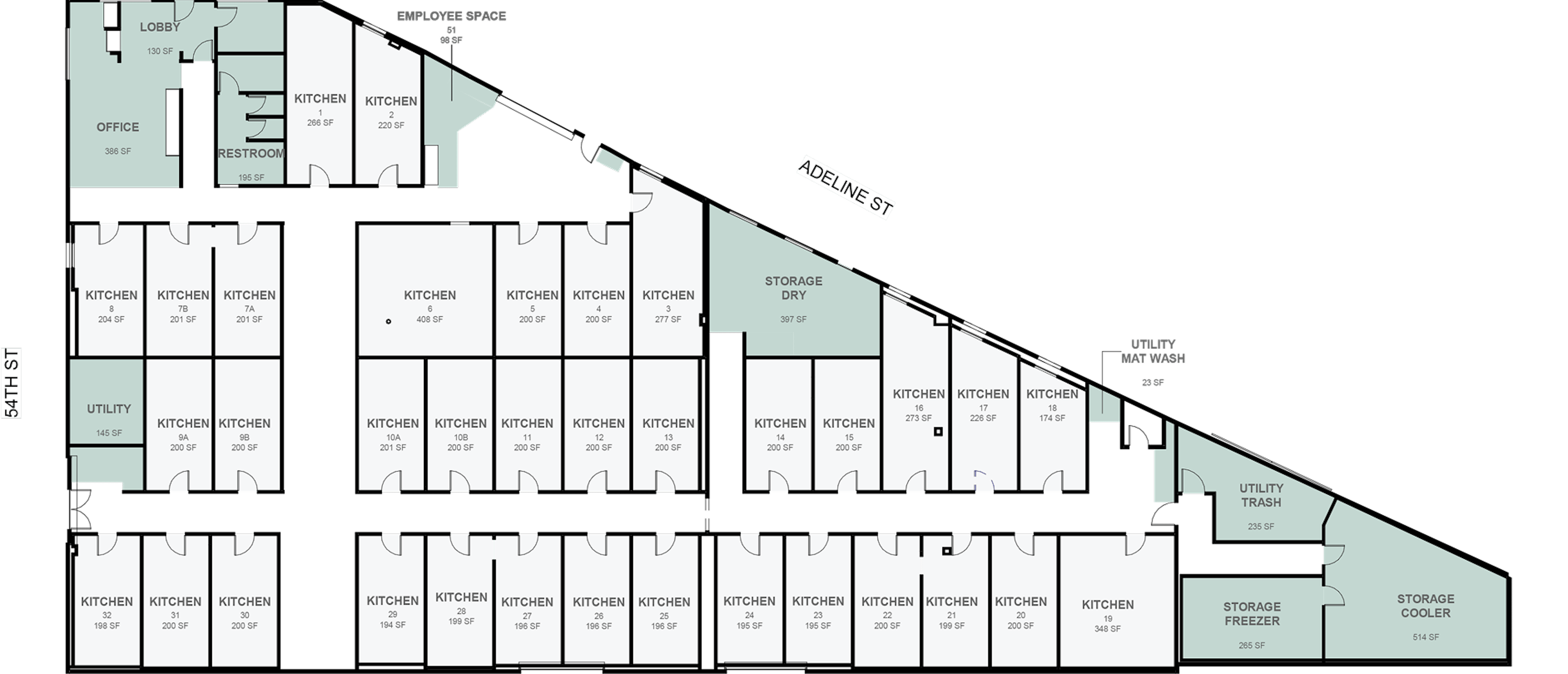 Facility floorplan