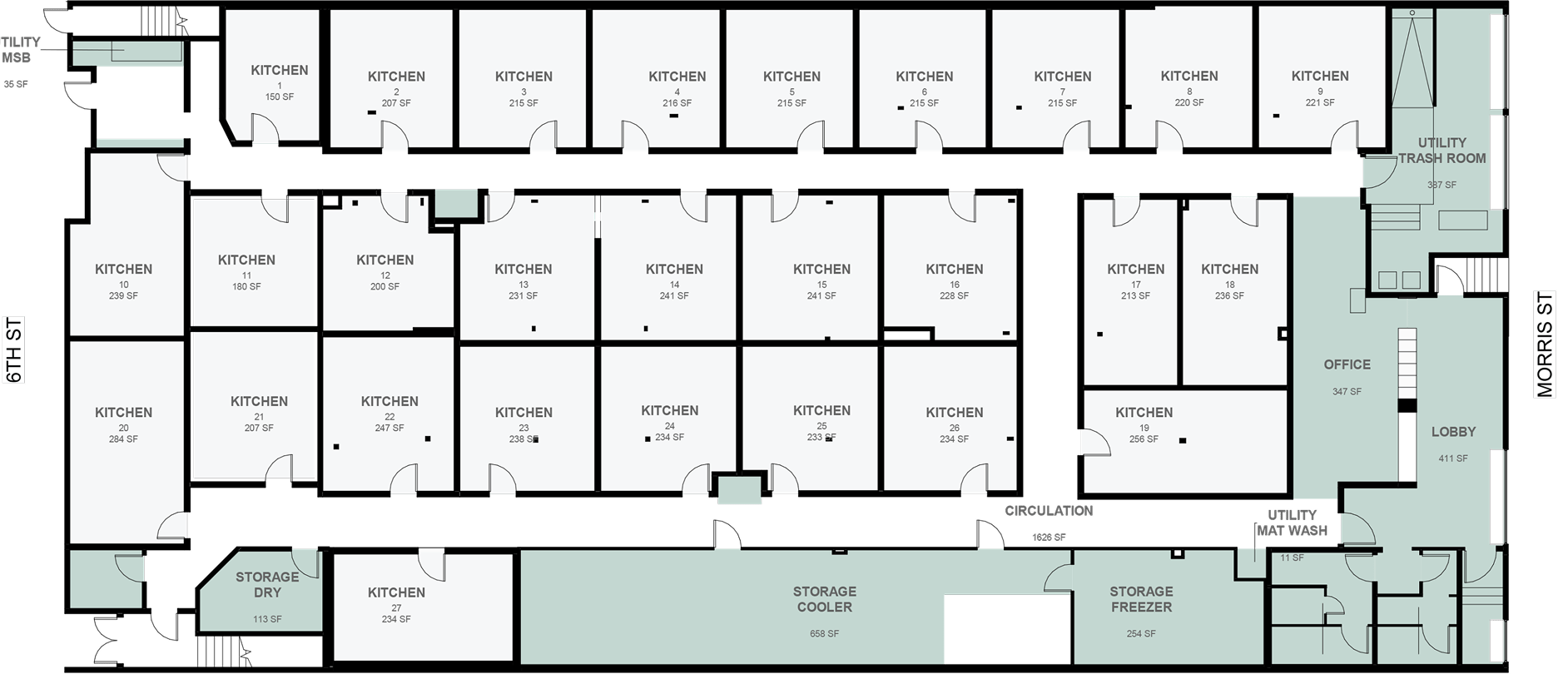 Facility floorplan