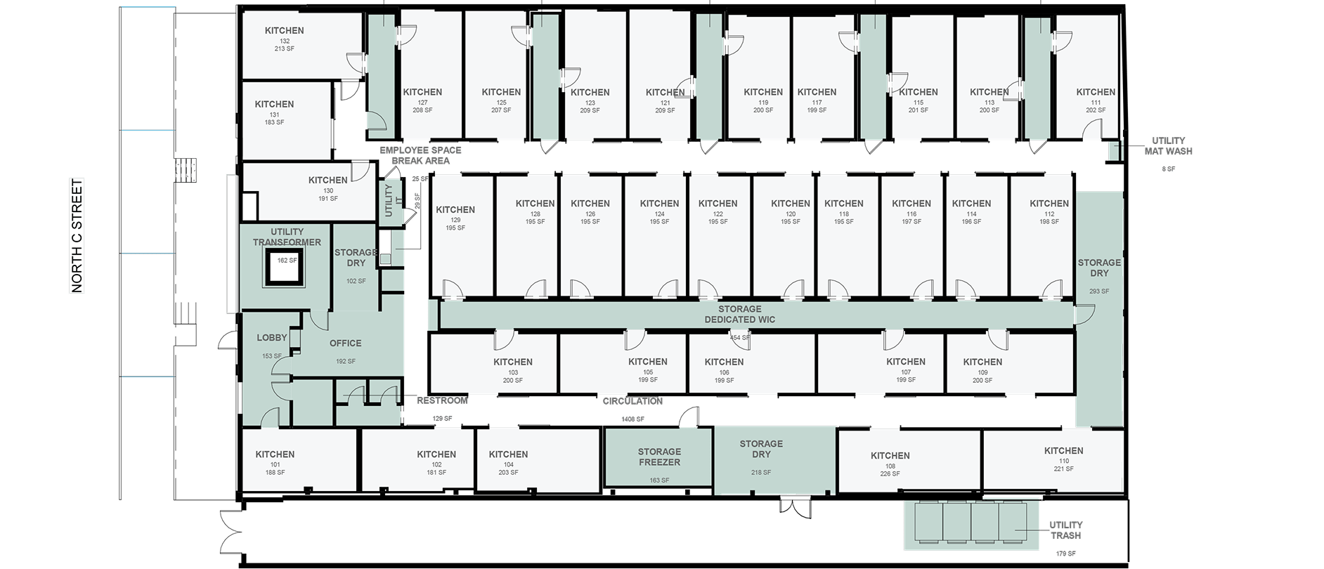 Facility floorplan