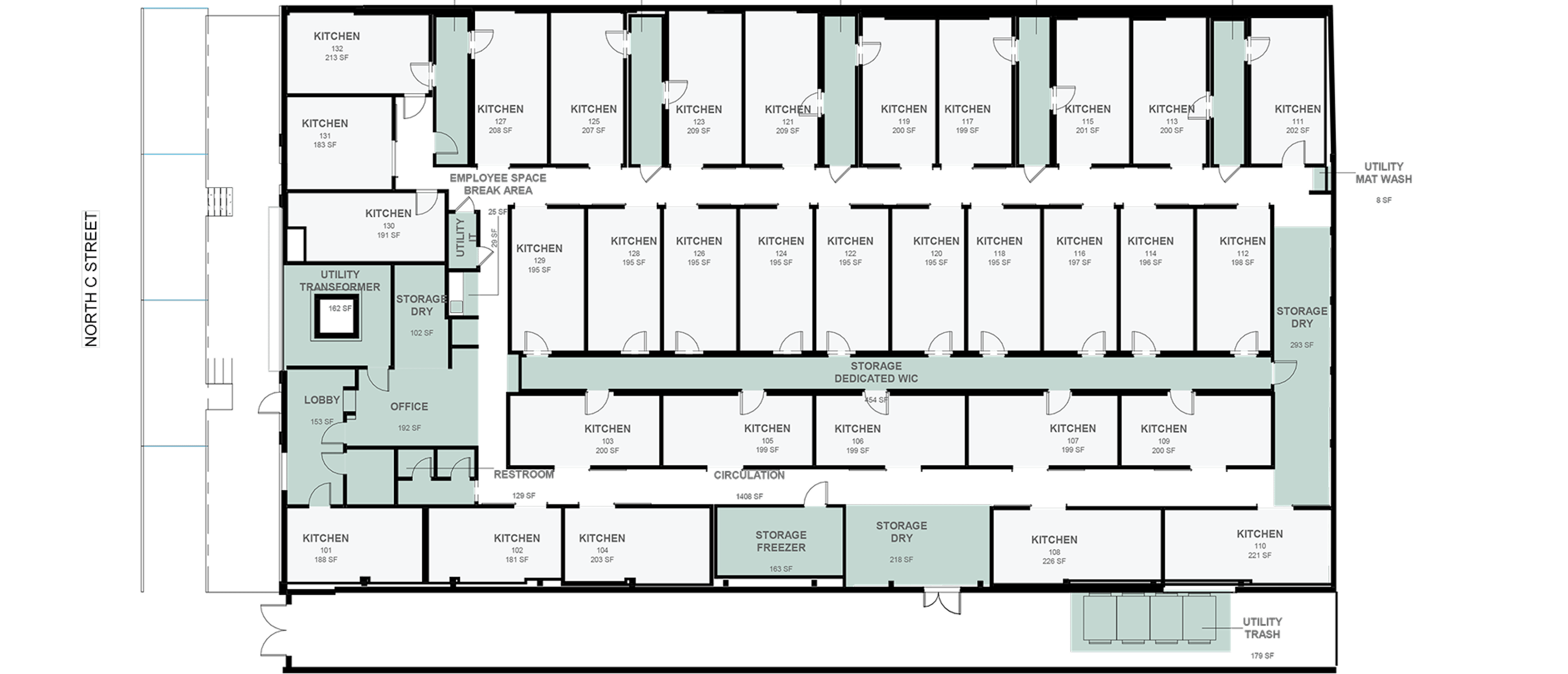 Facility floorplan
