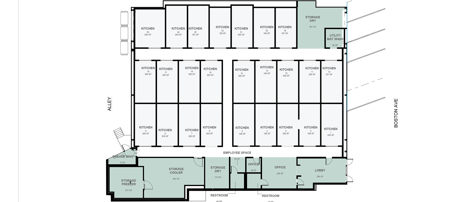 Facility floorplan
