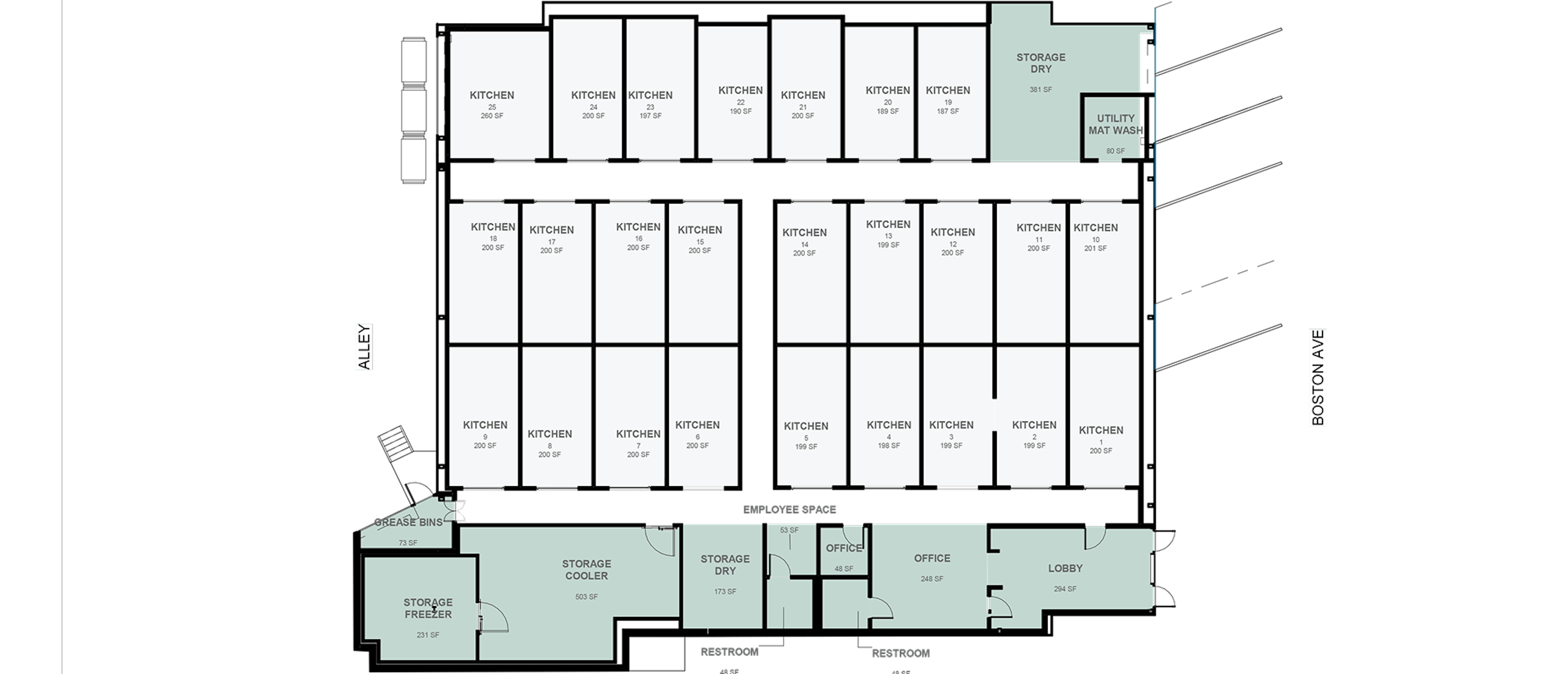 Facility floorplan