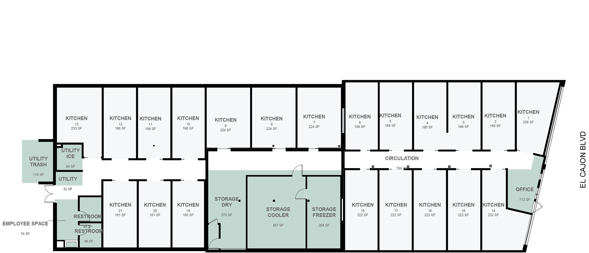 Facility floorplan