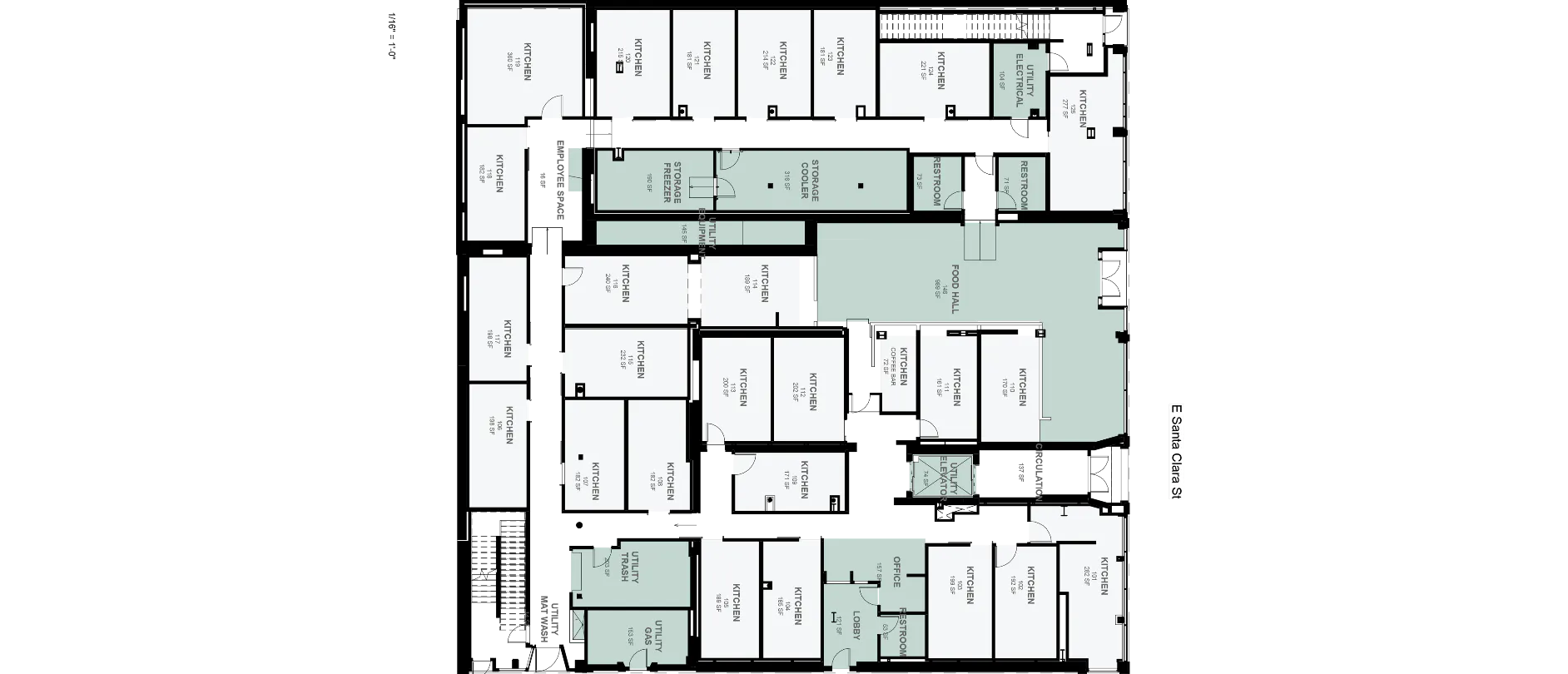 Facility floorplan