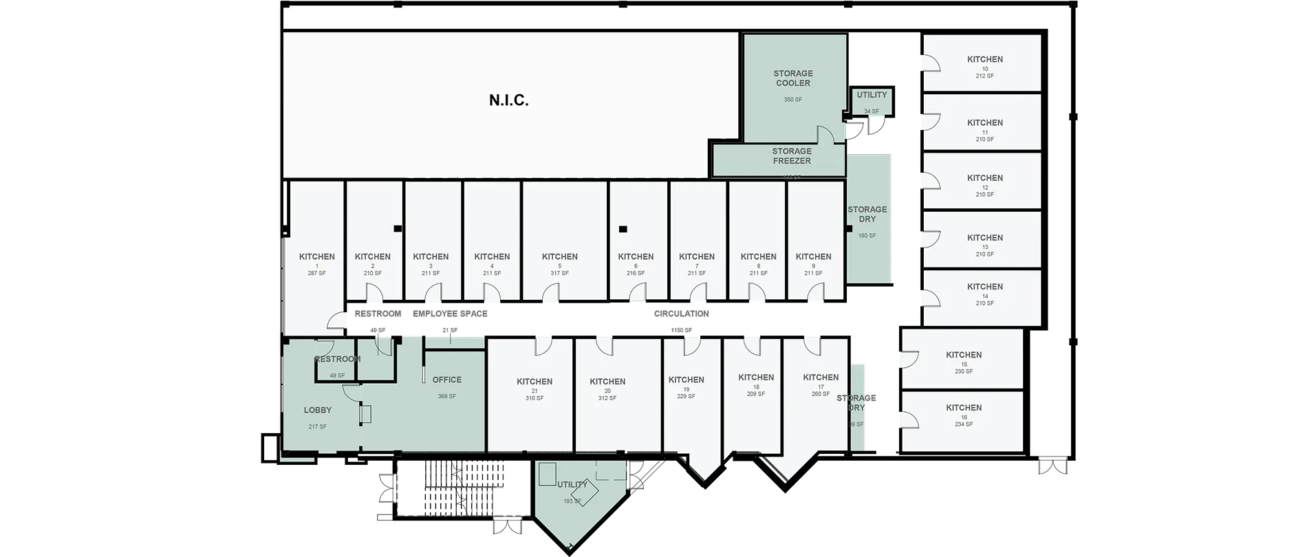 Facility floorplan