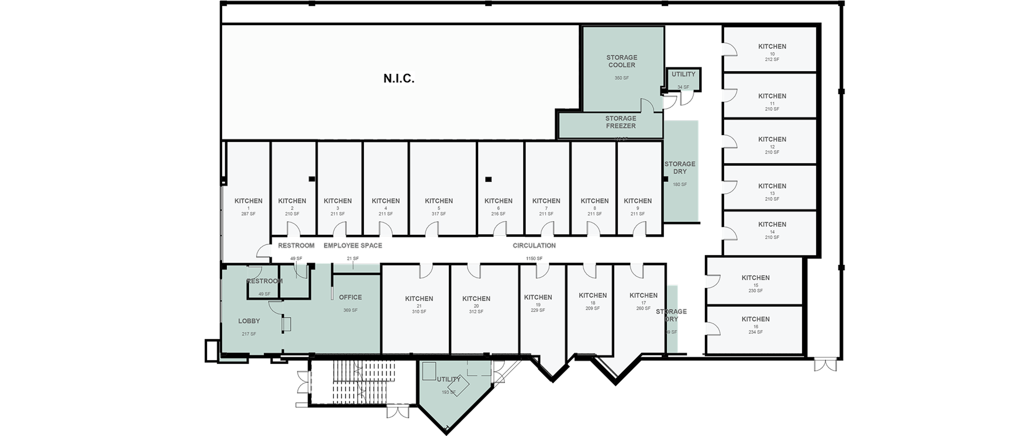 Facility floorplan