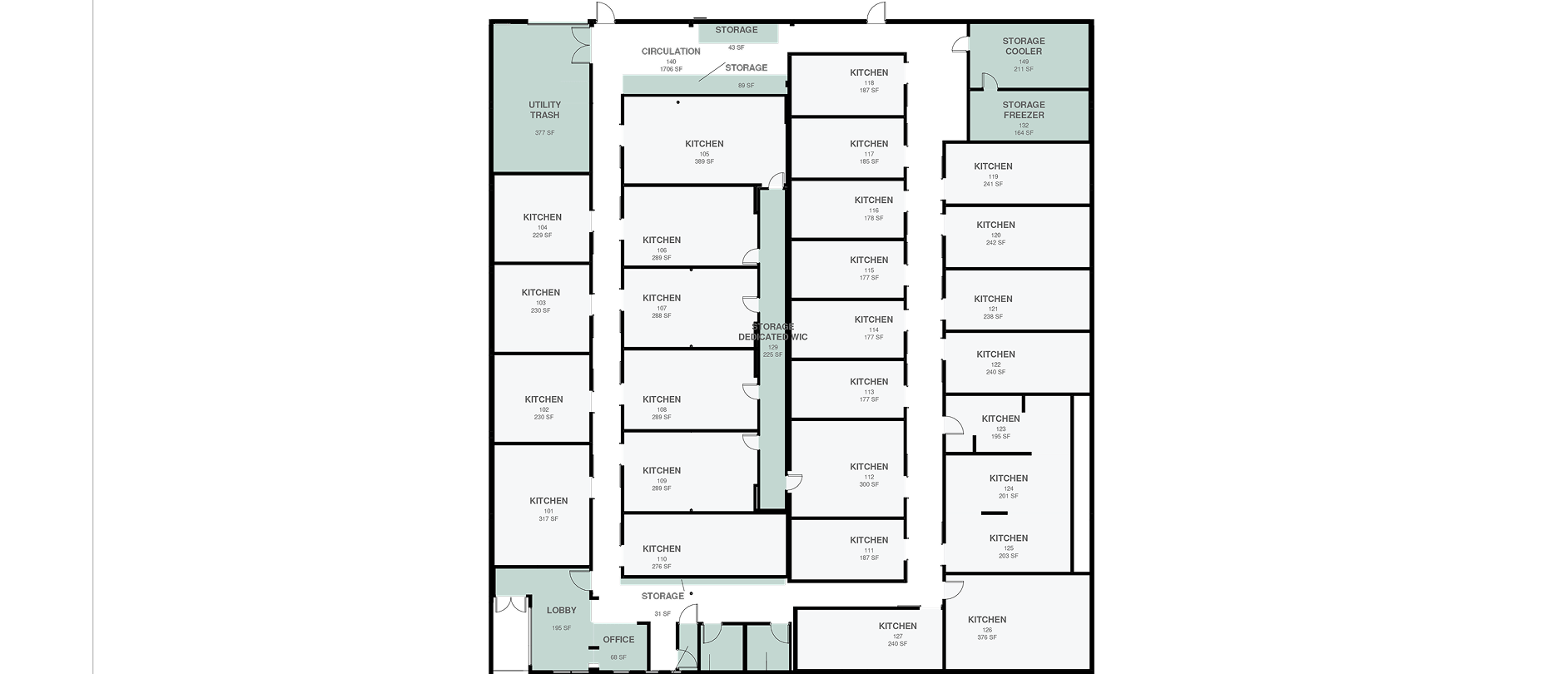 Facility floorplan