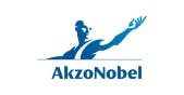 Het logo van AkzoNobel op de website van Cloud++