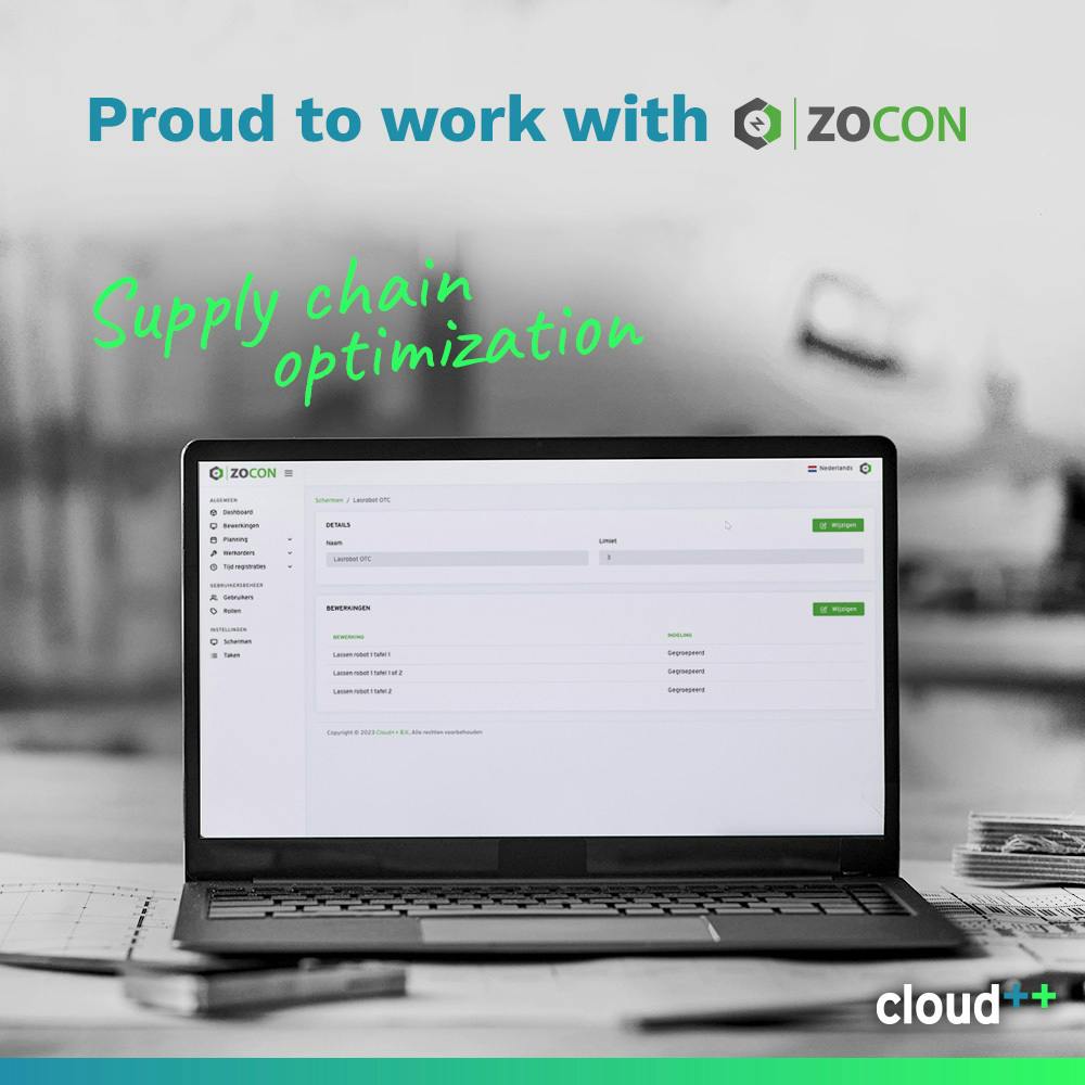 proud to work with Zocon - Cloud++